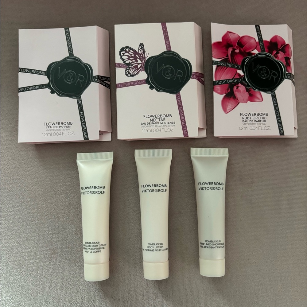6 Piece Viktor & Rolf Fragrance Sample Set